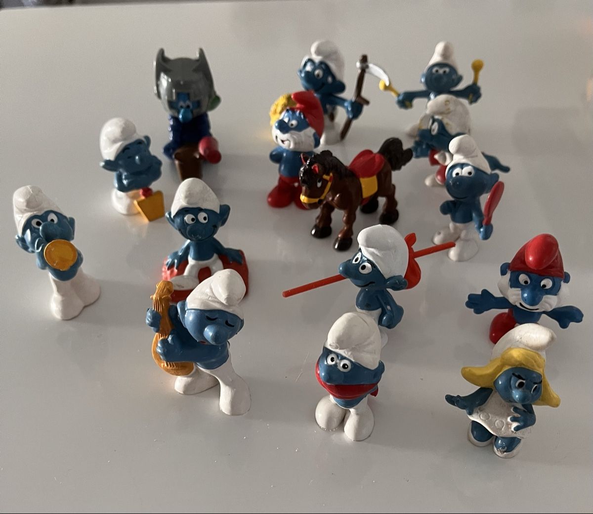 Bullyland Statuette: 15 vintage  Schlümpfe Schleich Bully Peyo  – Usato da Recherswil venduto da Solheure66 1