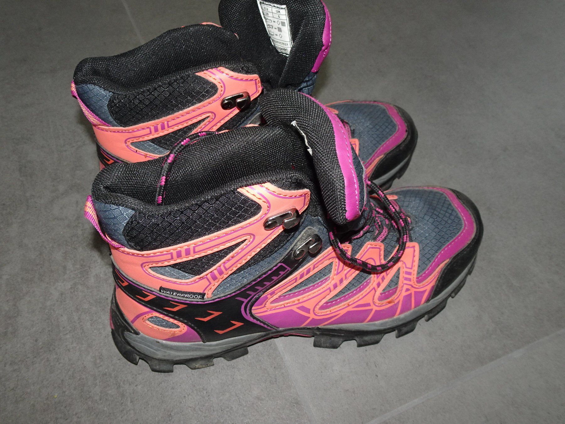 Scarpe da donna: Wanderschuhe, Grösse 38, Top Zustand, Pink/Grau – Usato da Bassersdorf venduto da Nianda 1