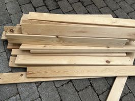 Holzlatten, Bastelholz, Fichtenholz, div. Grössen!