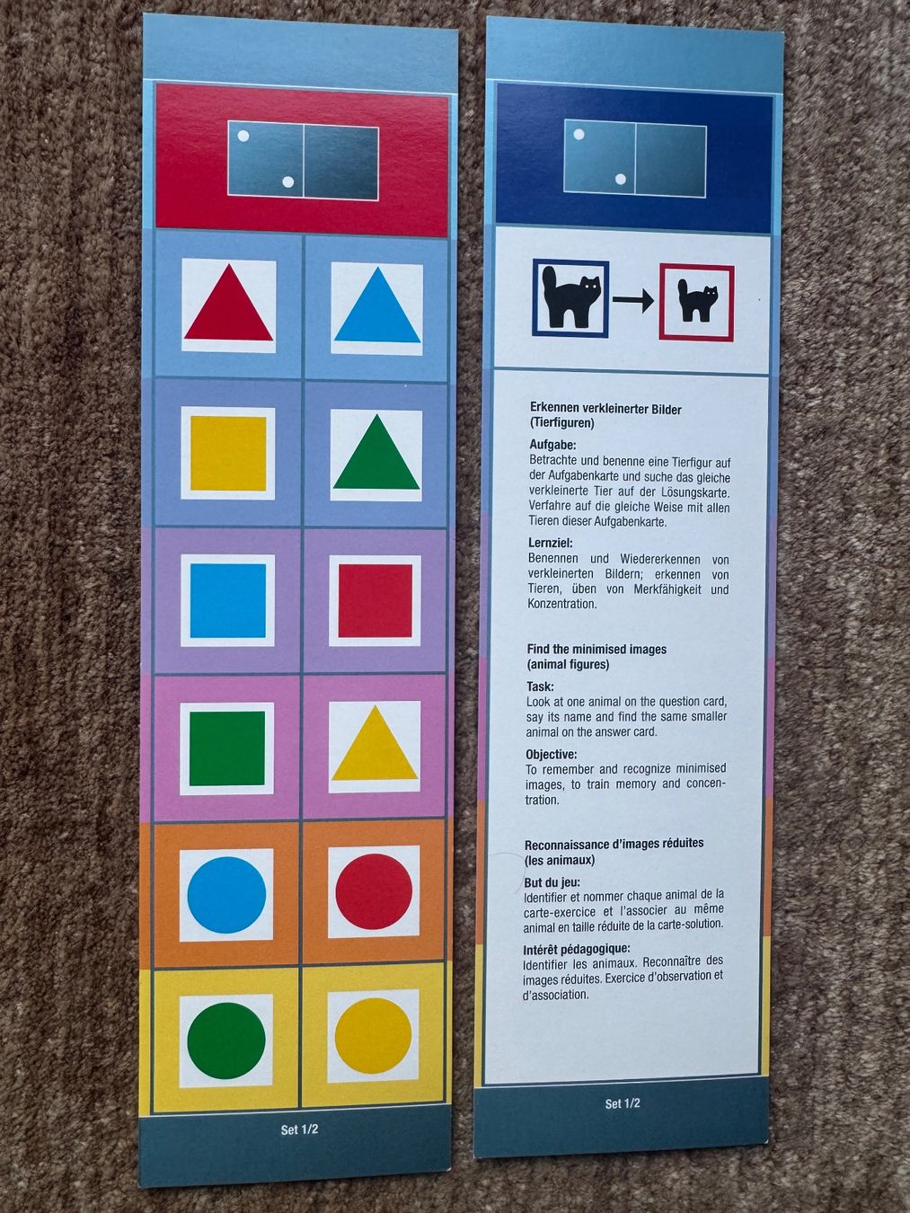 Giochi: Flocards  Set 1. - ohne Schachtel – Usato da Aarau venduto da Kilauea 4