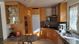 Küche Eiche hell Holz zum Demontieren und Abholen