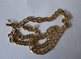 Gelb Gold Halskette