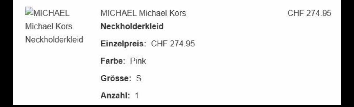 Michael Kors Vestiti: MICHAEL Michael Kors Neckholderkleid pink Groesse S – Usato da Zug venduto da dani1529 2