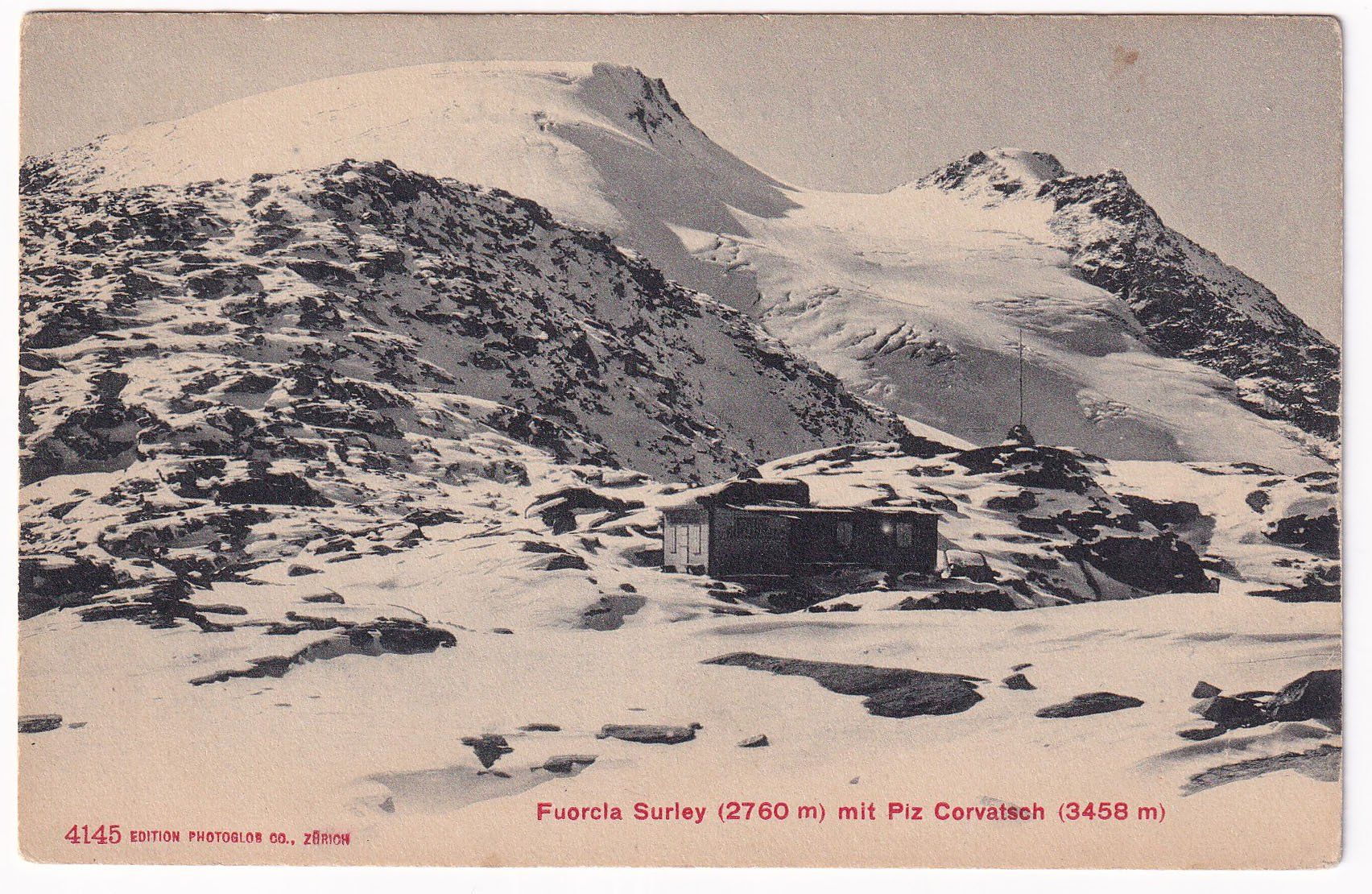 Cartes postales: Fuorcla Suley mit Piz Corvatsch – D'occasion à Cormoret par Pascalll2001