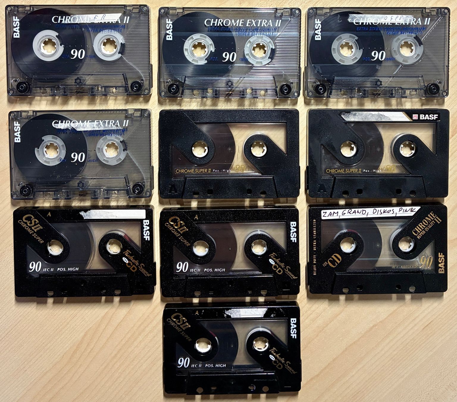 Kompaktkassetten: 10Audio Kassetten BASF, Gebraucht, Vintage – Gebraucht aus Buchberg von ICM-Tapefan-1961-MCS 2