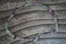 Fluorite  Armband mit Verschluss      –Lot Adlun-