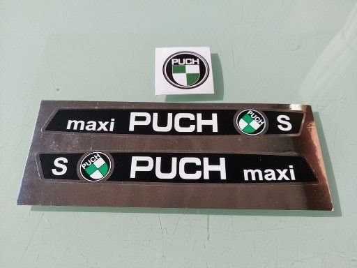 Drei Aufkleber für «PUCH maxi S»