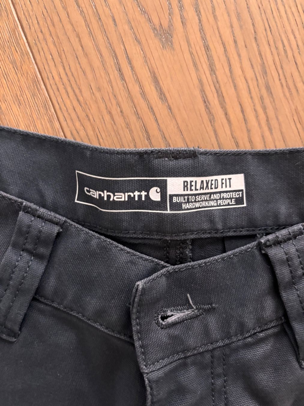 Carhartt Pantaloni: Carhartt Carpenter Shorts Dunkelgrau – Usato da Trübbach venduto da Nico.Broder 2