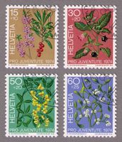 1974_J248-251_PRO JUVENTUTE_GIFTPFLANZEN DES WALDES_ET !