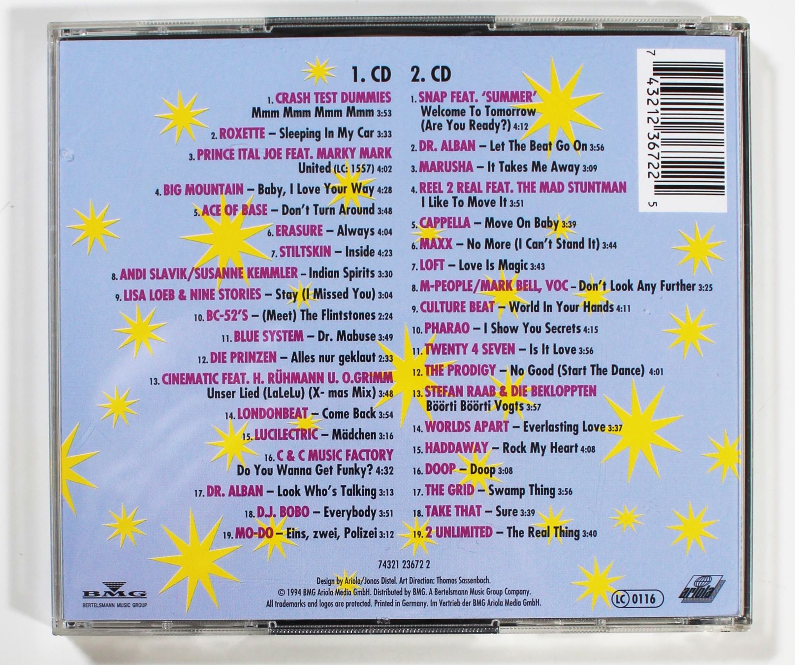 CD: 2CD - 38 INTERNATIONALE TOP CHART HITS 1994 – Usato da Brüttisellen venduto da Collector-Corner 3