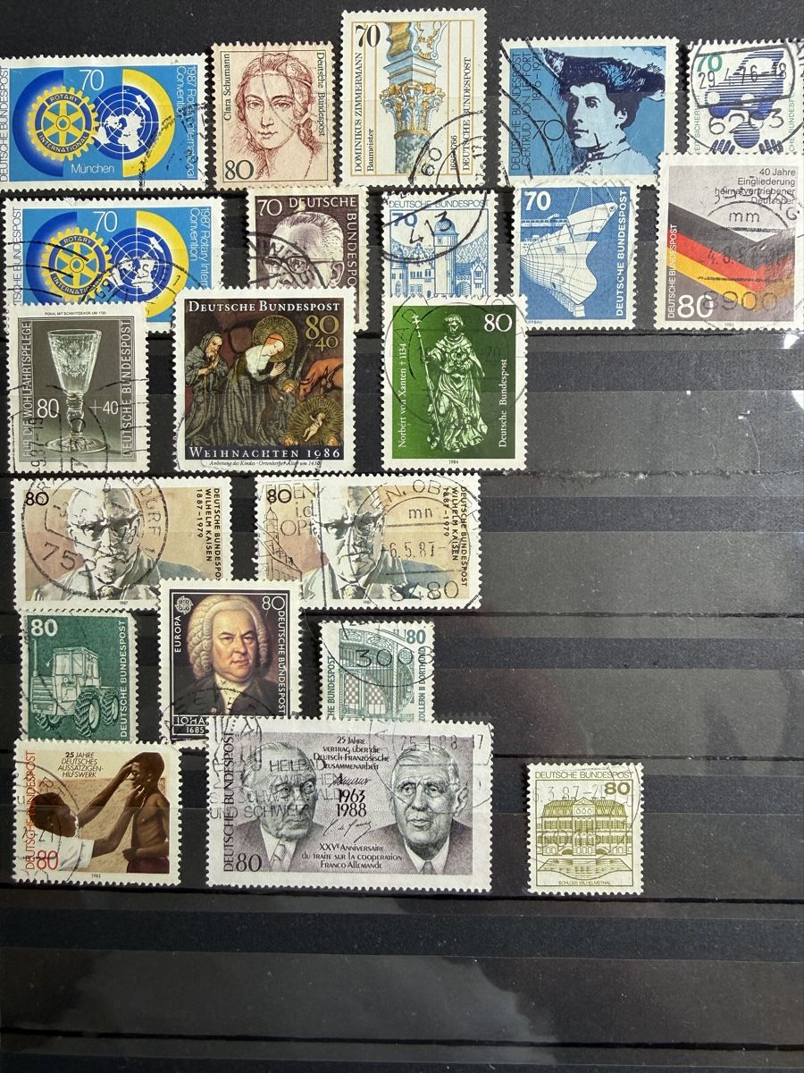 Alben: Briefmarken Sammlung 4/4 - vorwiegend Deutschland – Gebraucht aus Vaz/Obervaz von rea_w8cv 3