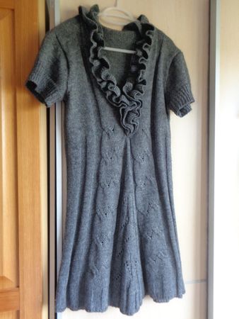 Strickkleid Gr.38, 15% Wolle, 15% Mohair