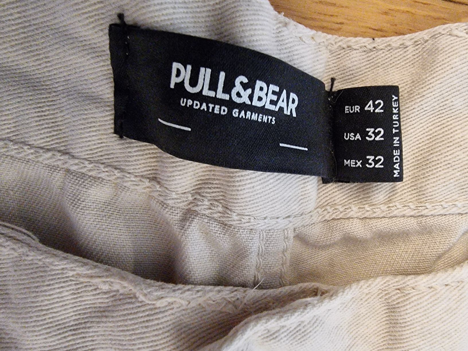 Pull&Bear Pantaloni: Pantalons homme PULL & BEAR écru T32 – Nuovo (secondo la descrizione) da Veyrier venduto da Leilazizou 2