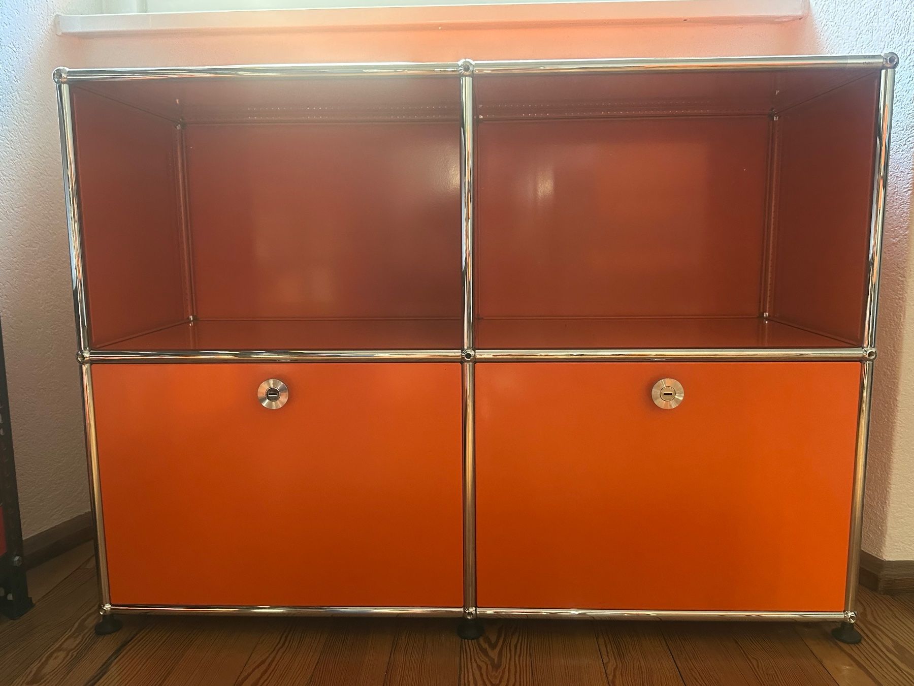 USM Regale: Mobile USM Haller arancione – Gebraucht aus Lugano von YannickW97