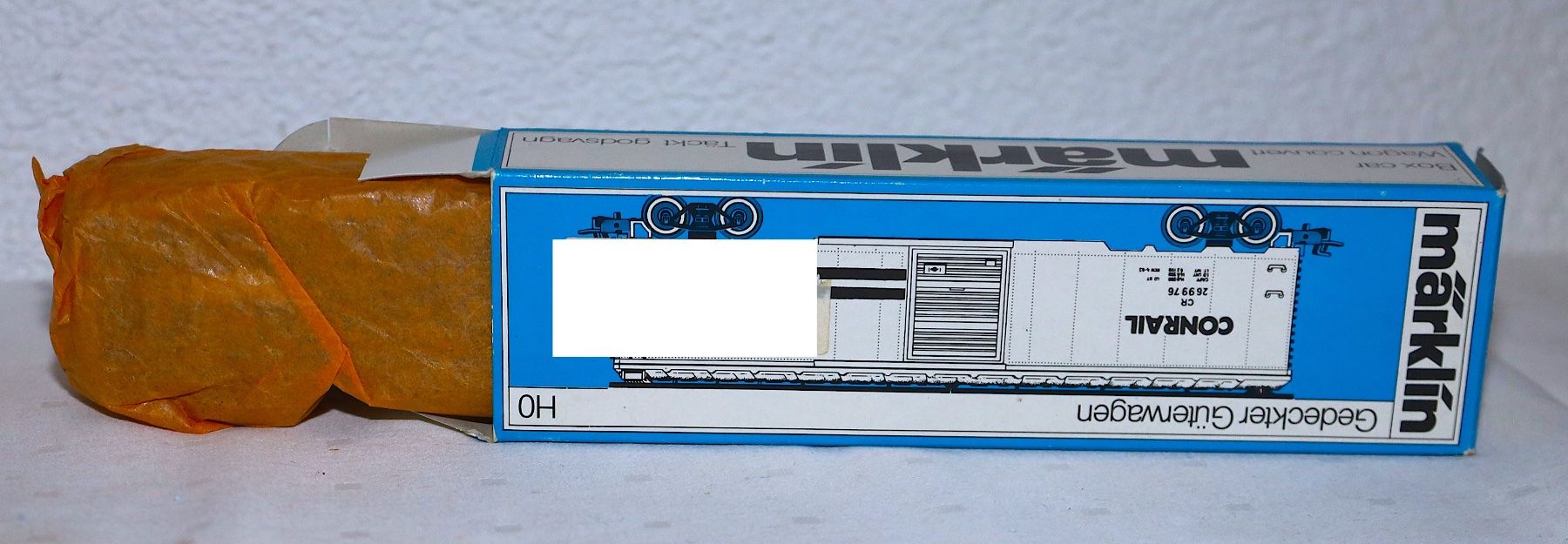 Märklin Modellini di ferrovie: Märklin 4776 BOXCAR DER CONRAIL USA – Nuovo e nell'imballaggio originale da Ipsach venduto da locky55 4