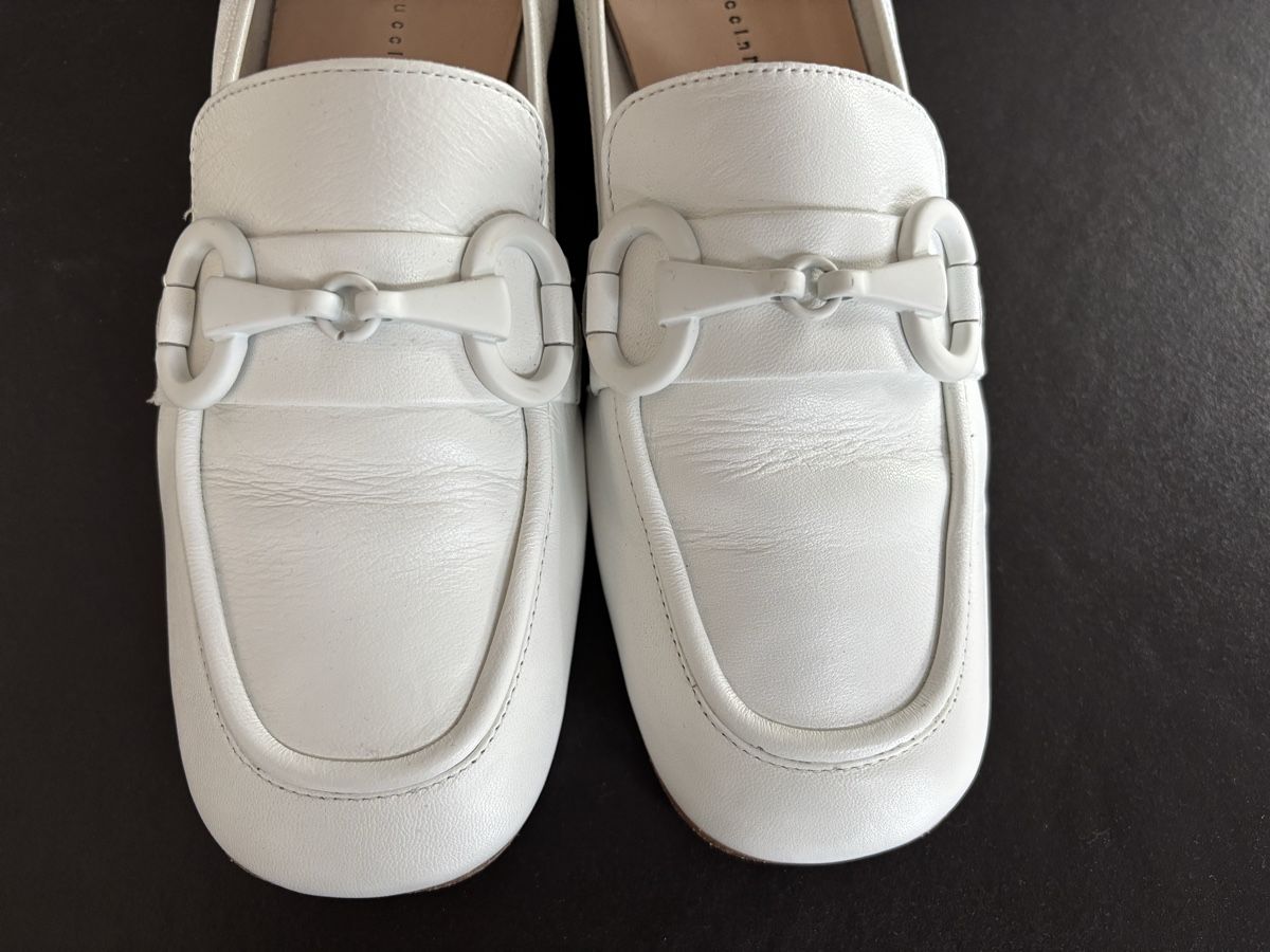 Scarpe da donna: ANDREA PUCCINI - Loafers Blanc Cuir - 39 – Nuovo (secondo la descrizione) da Chardonne venduto da teenyweeny 3