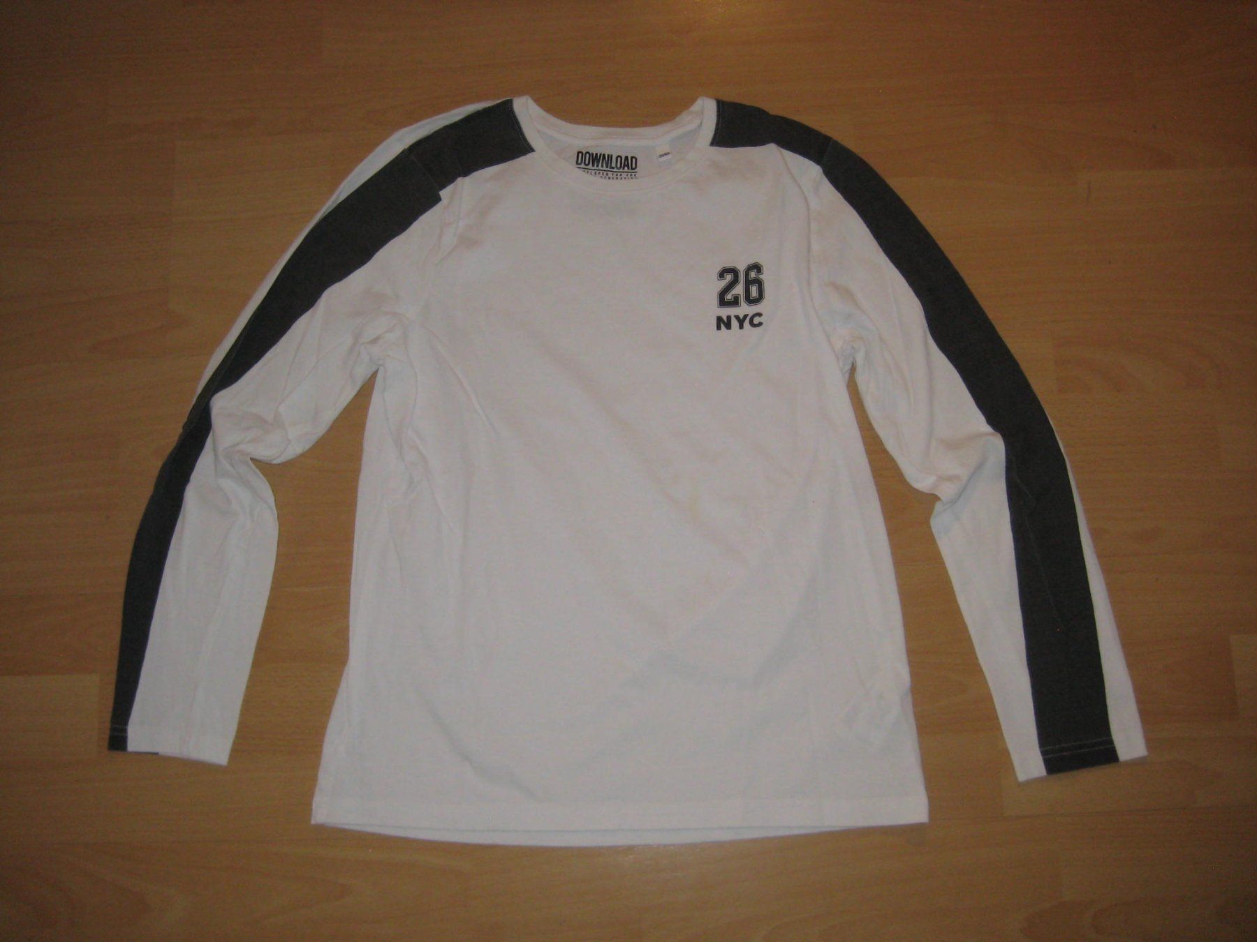 C&A Camicie, T-shirt & Polo: Weisses Langarmshirt, Gr. 158/164 – Usato da Greifensee venduto da Janali01