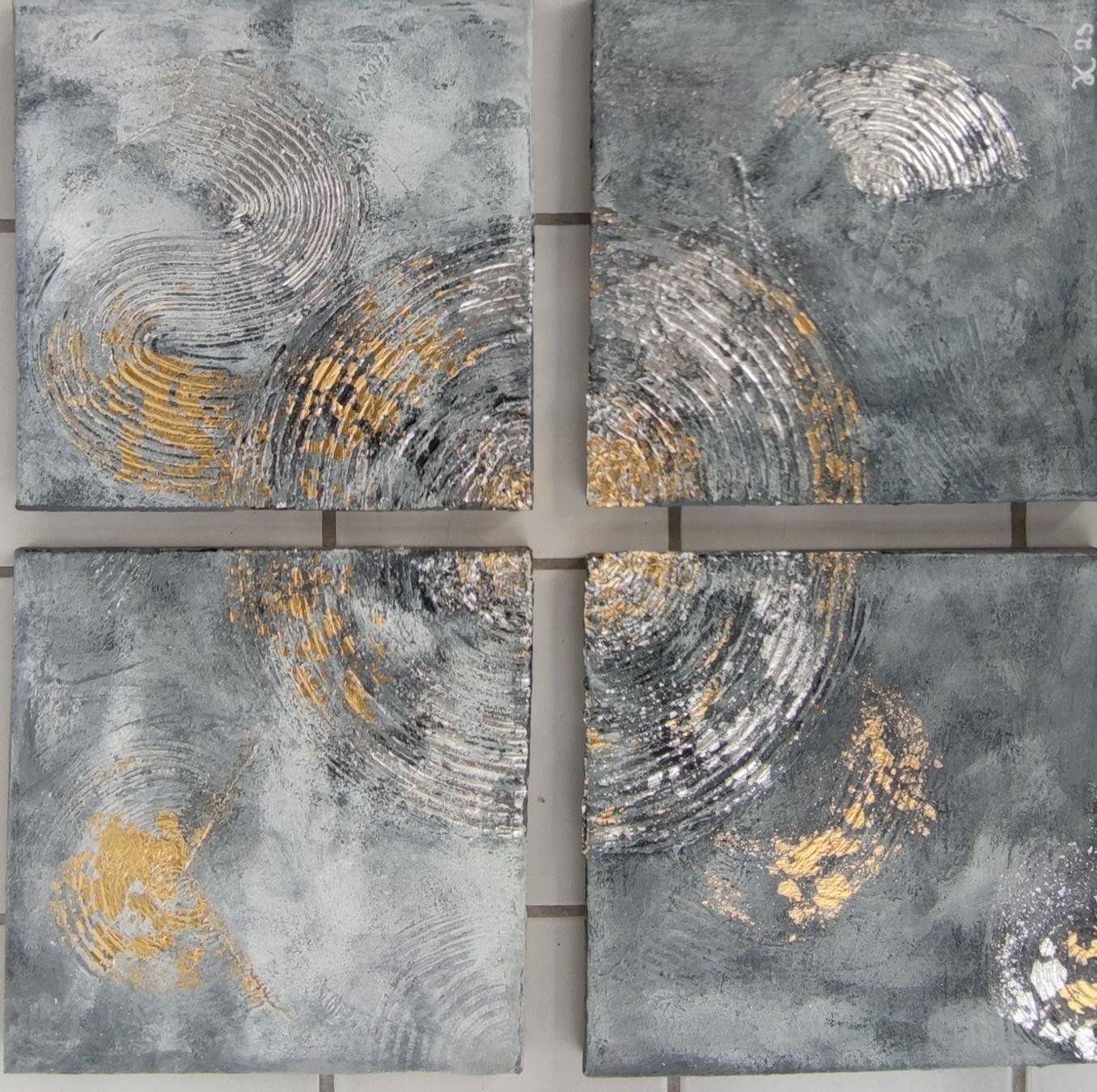 Foto & Immagini: Acrylbild abstrakt 4-Teiler – Nuovo e nell'imballaggio originale da Münchenbuchsee venduto da Mida74
