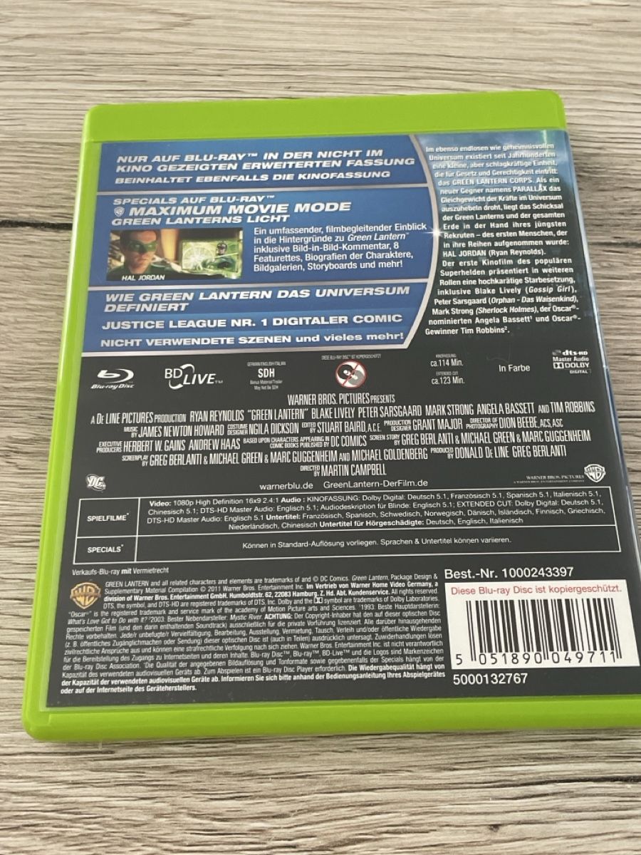 Tous les DVDs:  Green Lantern Extended cut – Neuf (Voir description) à Selzach par adr_8mst 1