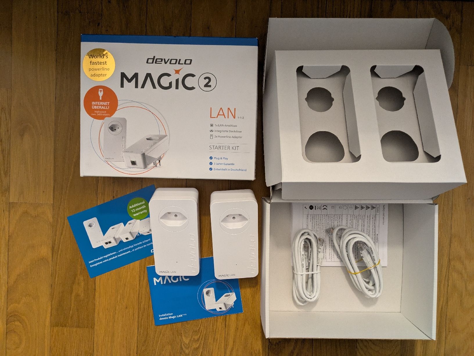 Devolo Unità & Adattatore: Devolo Magic 2 LAN Powerline Adapter - Starter Kit – Nuovo (secondo la descrizione) da Niederuzwil venduto da S.J.21 1