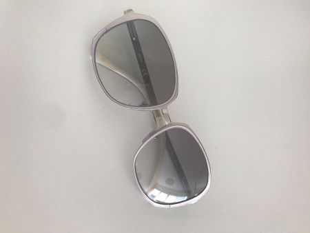 DKNY sun glasses white rim