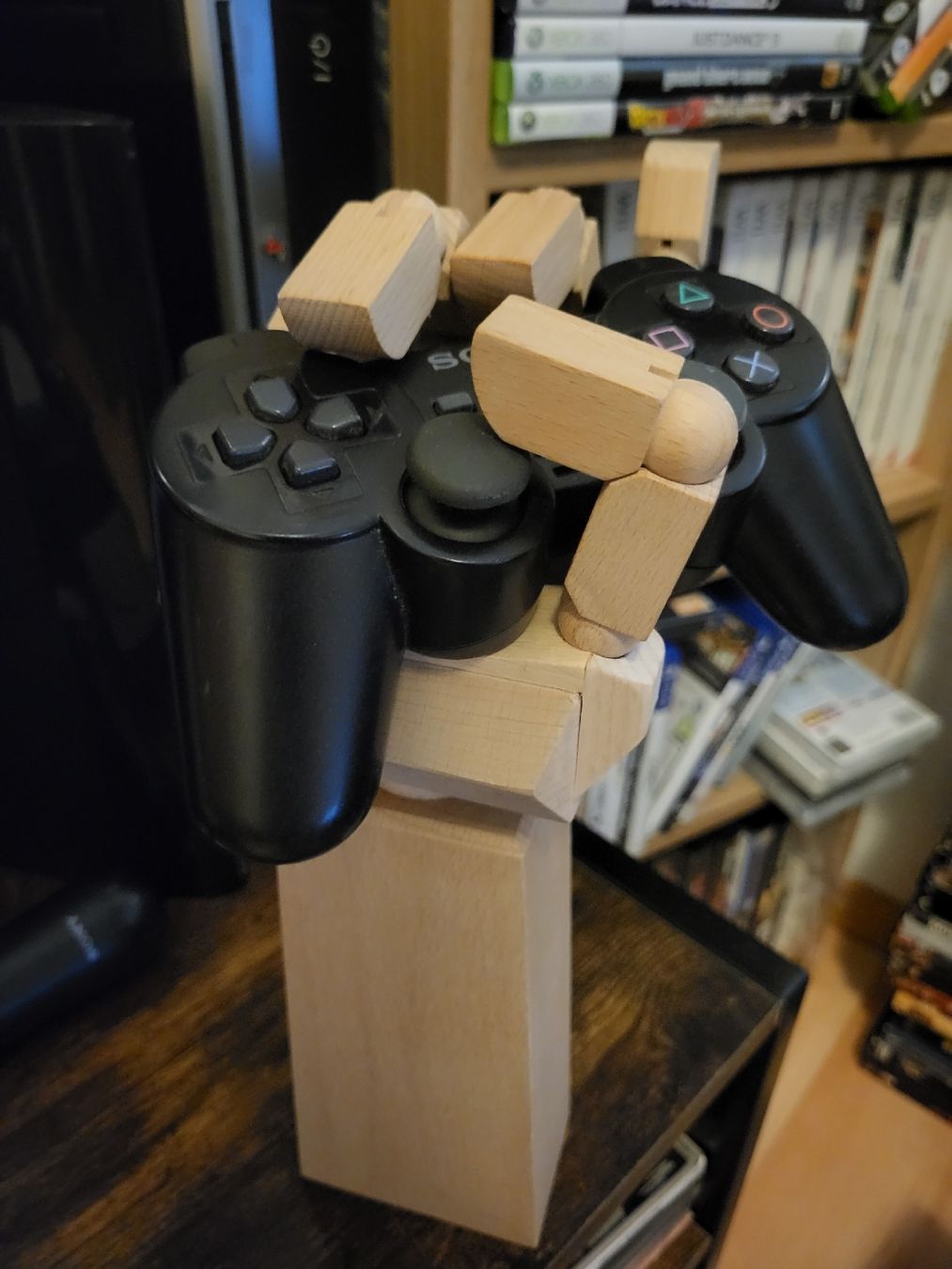 Sony Controller: Support Manette Bois Fait Main Playstation PS2 – Gebraucht aus Conthey von Th3gr4yf0x 1