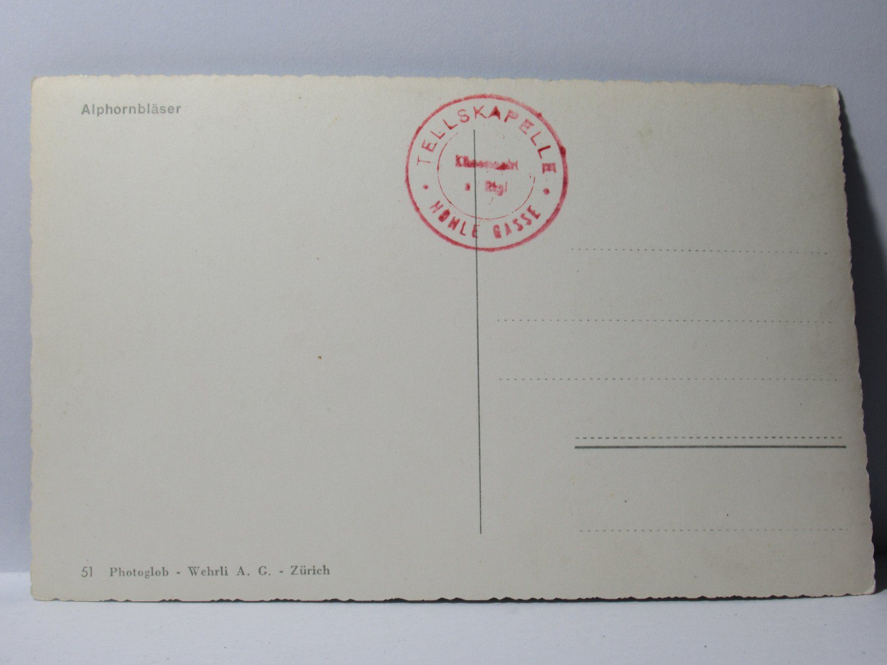 Ansichtskarten: Alphornbläser – Neu (gemäss Beschreibung) aus Grenchen von Bluemchen1900 1