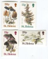 Briefmarken "Pilze". St. Helena