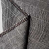 Ital. Designer Leinen Stoff gewoben 2.0x1.50m grigio mel