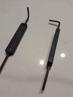 2 Innensechskant Schlussel mit Kunststoffgriff neu