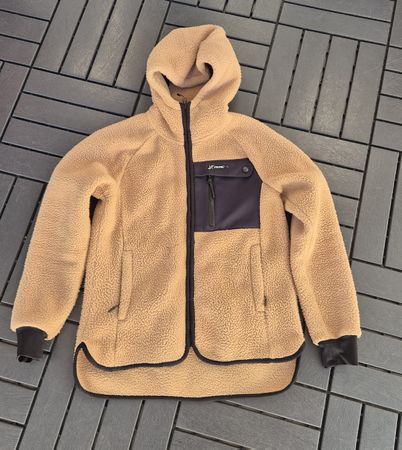 Sherpa Hoodie RevolutionRace Damen Grösse S beige
