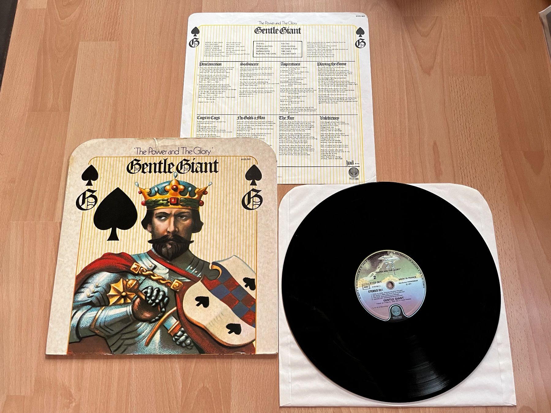 Dischi in vinile: Gentle Giant - The Power and The Glory – Usato da Giebenach venduto da Wurlitzer70