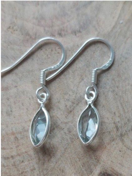 Orecchini pendenti & Orecchini a lobo: Ohrringe Silber 925 mit glaskristall ohrhänger – Nuovo (secondo la descrizione) da Winterthur venduto da Arunasu