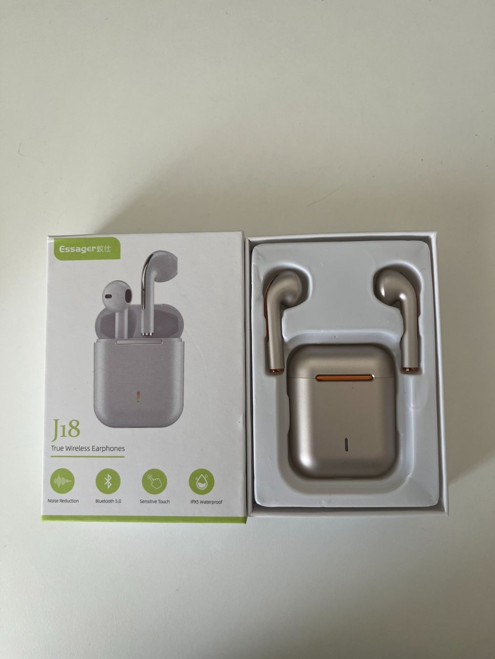 Kopfhörer: Kabellose TWS Bluetooth 5.0 Kopfhörer + Case Champagner – Neu und originalverpackt aus Pfäffikon ZH von David.T 1