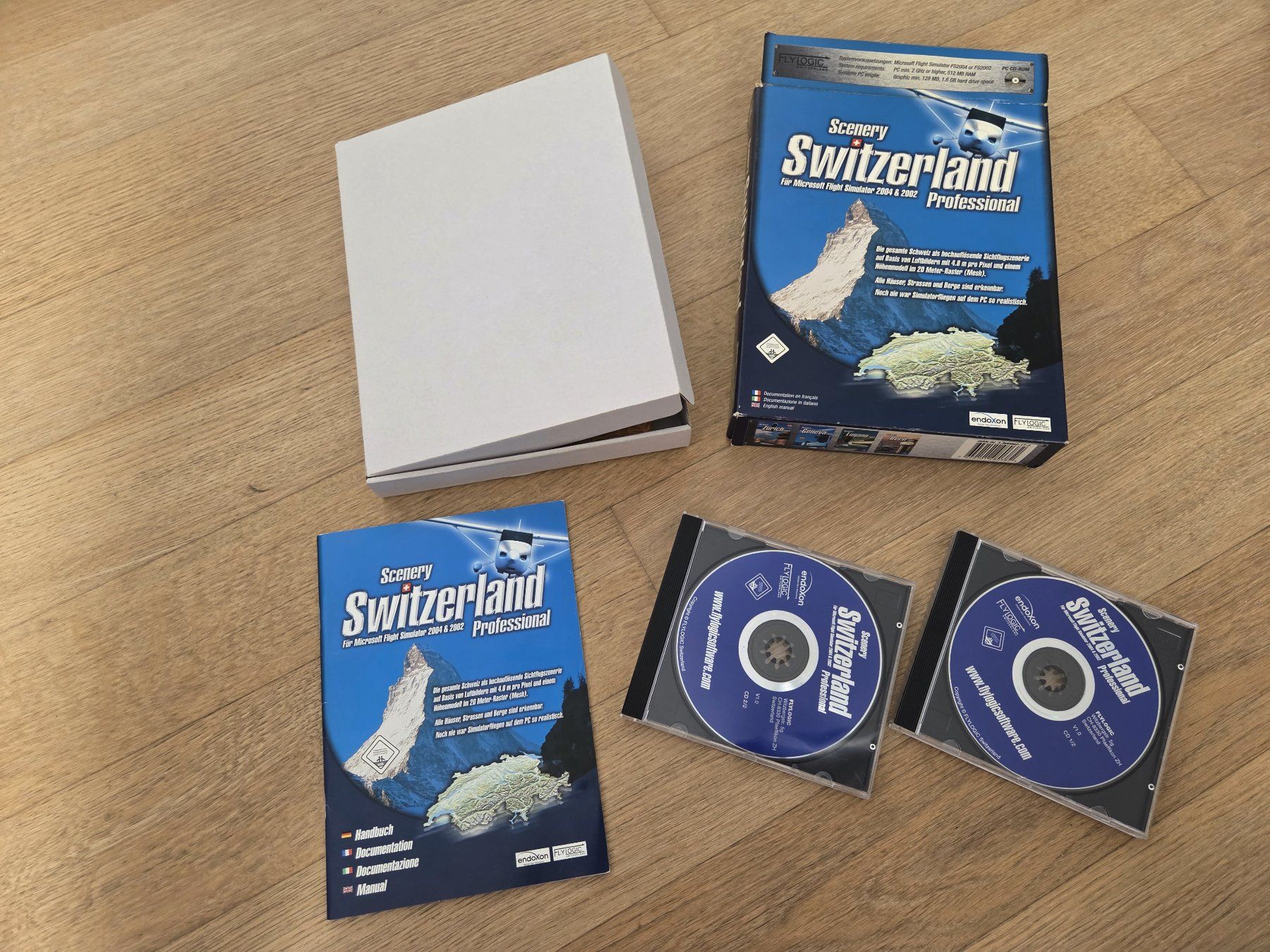 Giochi: Switzerland for Flight Simulator 2004 Big Box - RARE - PC – Usato da Carouge GE venduto da Franllo