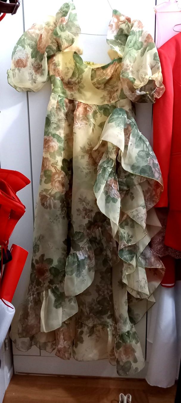 Vestiti: Damenkleid mit Rosen, Vintage, elegant – Nuovo e nell'imballaggio originale da Luzern venduto da Brokiland 5