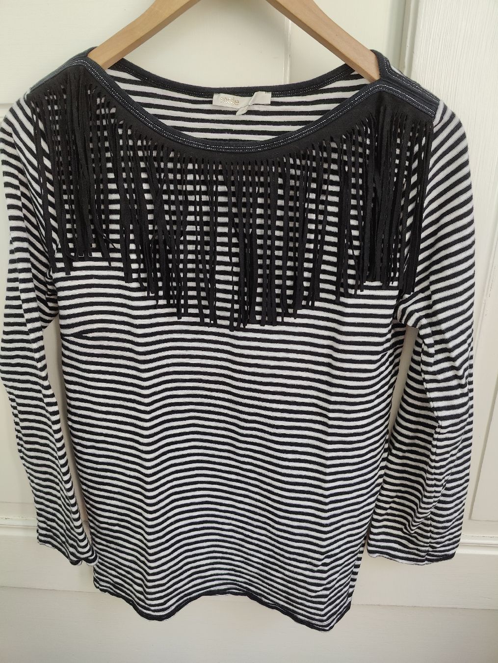Maje T-shirt: Langsarm Maje Shirt mit Streifen – Usato da Bern venduto da linouma 3