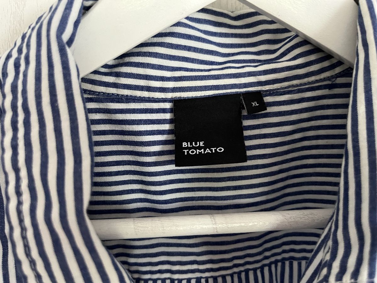 Chemises: BlueTomate Kurzarm Hemd blau weiss – D'occasion à Sulzbach par Nick.sell 1