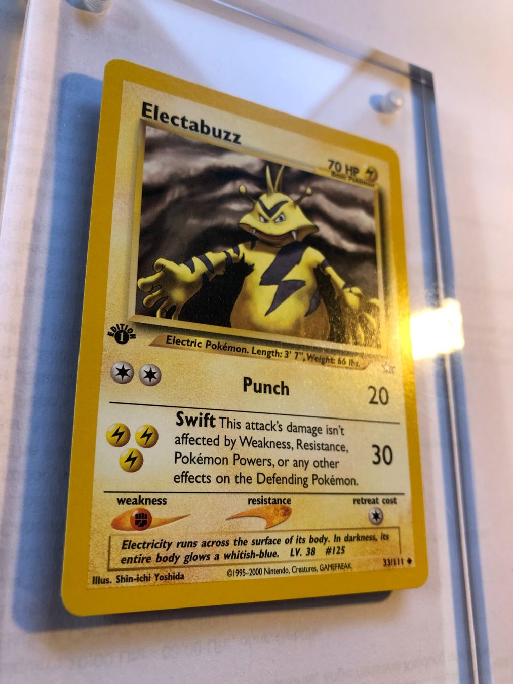 Sammelbilder & Trading cards: Electabuzz (unc.) 1st Neo Genesis - MINT - ab 1.- – Gebraucht aus Giubiasco von dan_pr8b 1