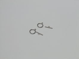 26 Metall Knebel Verschlüsse (243)