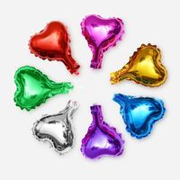 10 Stk. Folie Herz Ballon SET