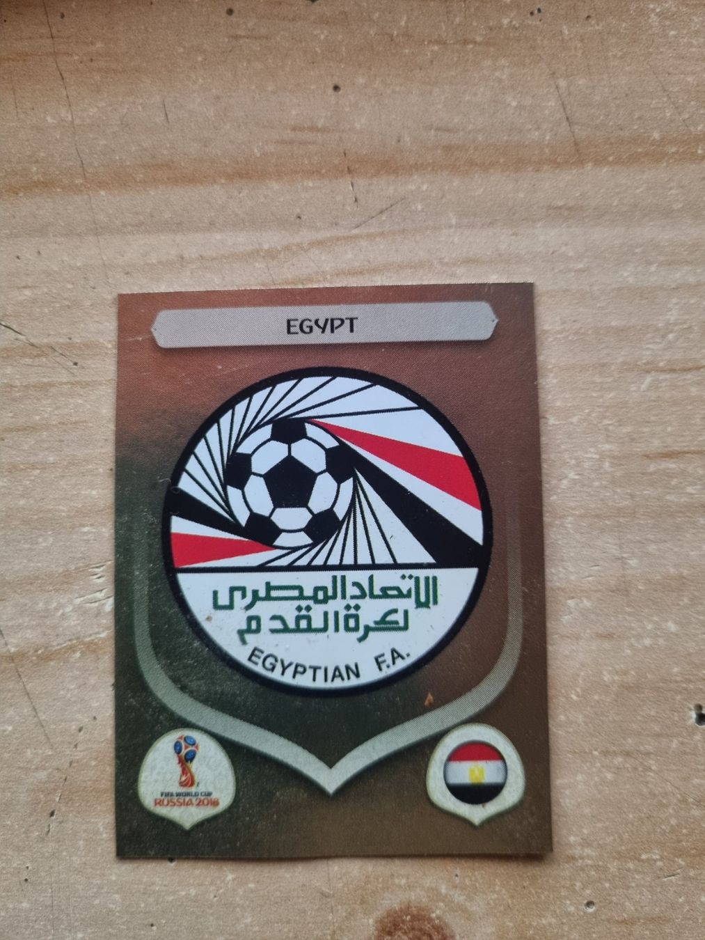 Panini Cartes à collectionner: Sticker Panini WC2018 Logo Egypte – D'occasion à Saicourt par FWNC