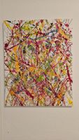 Tableau d'art abstrait coloré - Déco moderne et unique!