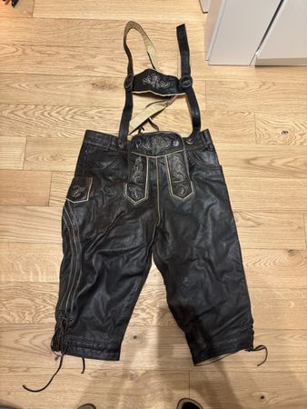 Authentic Livergy Leather Lederhosen - Size 48 - Octoberfest