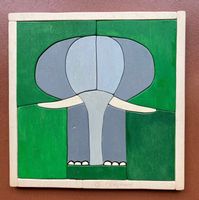 Holzpuzzle Elefant