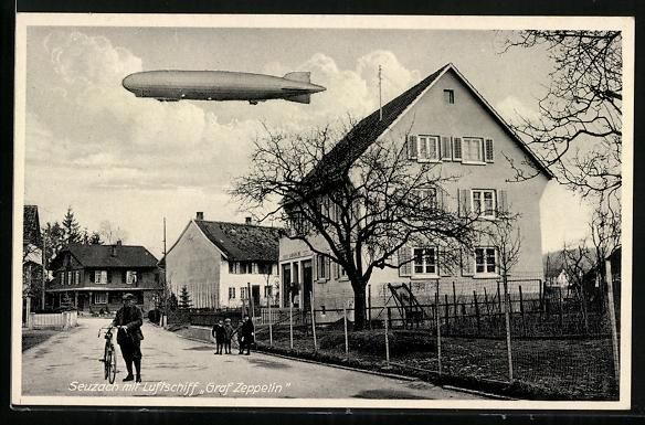 Ansichtskarten: Seuzach, Luftschiff Graf Zeppelin über  – Gebraucht aus Berlin von bartko-reher