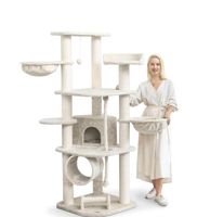 + HAPPYPET Kratzbaum Stabil 11cm Stämme Katzenbaum