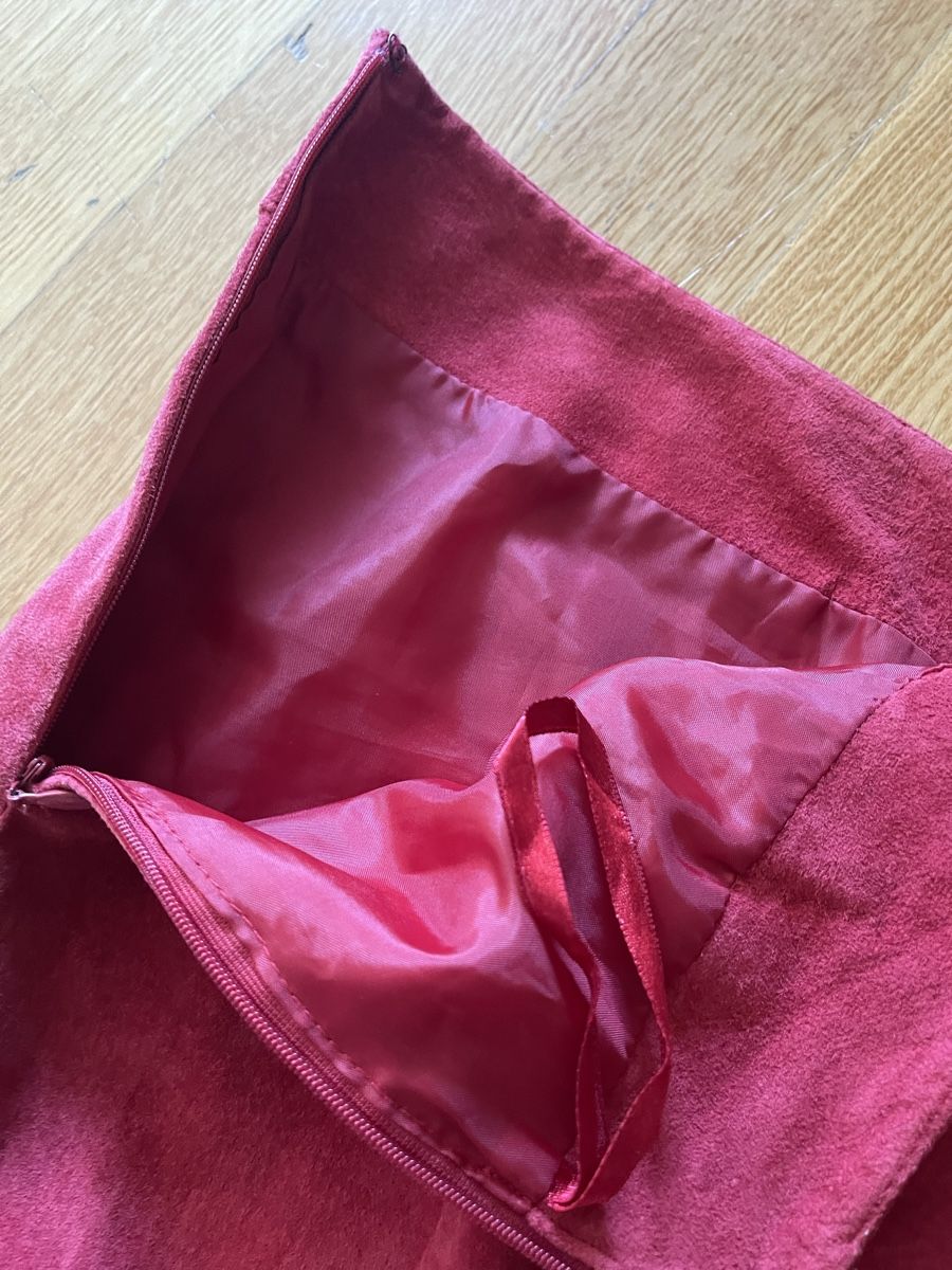 Gonne: Schicker Lederrock Wildleder Gr. 38 -40 rosa – Usato da Rüschlikon venduto da leo_mwz2 4
