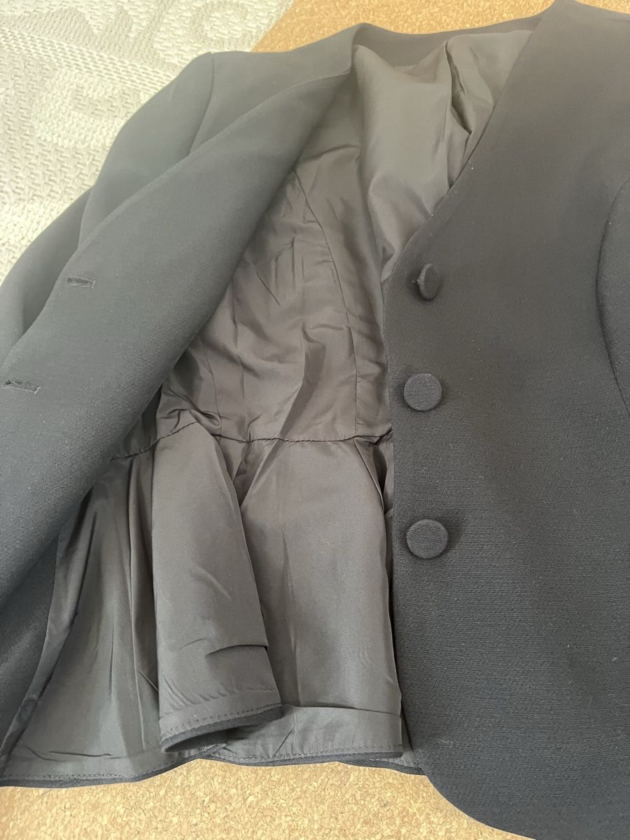 Giacche: Vintage Blazer schwarz Wolle Seide S elegant – Nuovo (secondo la descrizione) da Zuchwil venduto da MLV92 4