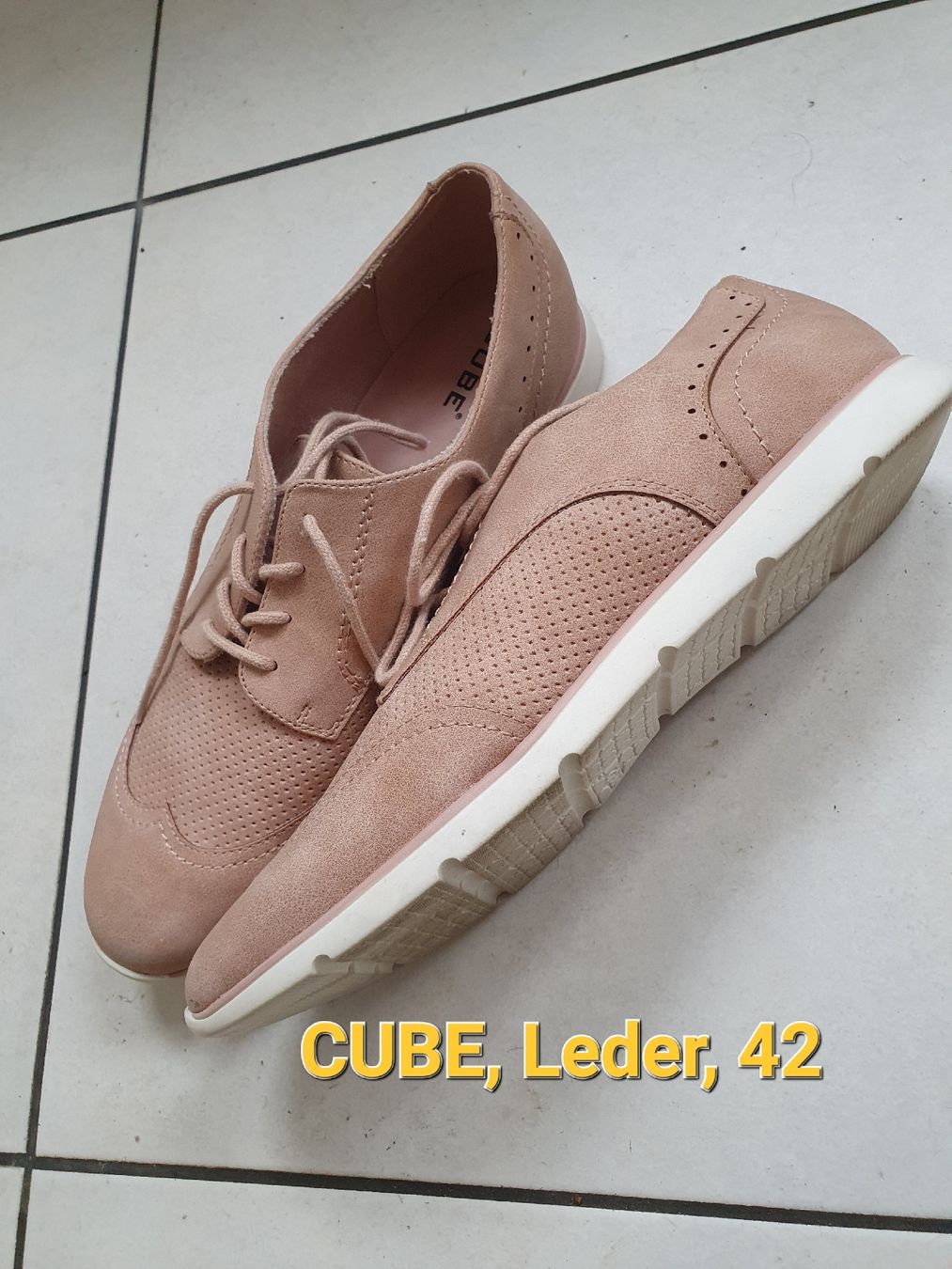 Cube Scarpe da donna: Lederschuhe CUBE, 42 – Usato da Burgdorf venduto da Hodel1